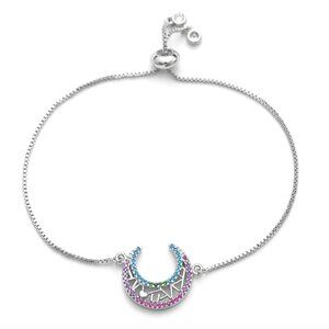 I Love You Thin Silver Bracelet